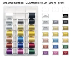 Madeira Metallic No.40 Garnbox (80 Farben/ 200 M)