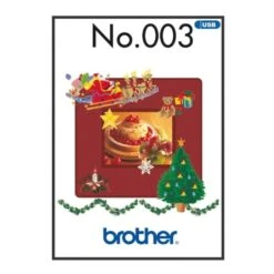 Brother Stickmusterkarte No. 003
