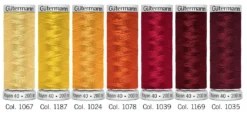 Gütermann Sunrise Rayon 40 Stickfaden-Set-2 (7 Farben/ 200 M)