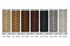 Gütermann Coffee Rayon 40 Stickfaden-Set-5 (7 Farben/ 200 M)