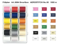 Madeira MONOGRAM Aerostitch No.60 Smartbox (18 Farben/ 1000 M)
