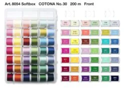 Madeira Cotona No.30 Quiltbox (60 X 200 M Uni/ 10 X 400 M Multi)