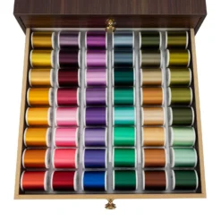 Madeira Garnschatulle Rayon No.40 (120 Spulen A 1000 M/ Teak) -NähKunst Angebote Store 10015766 04 neu