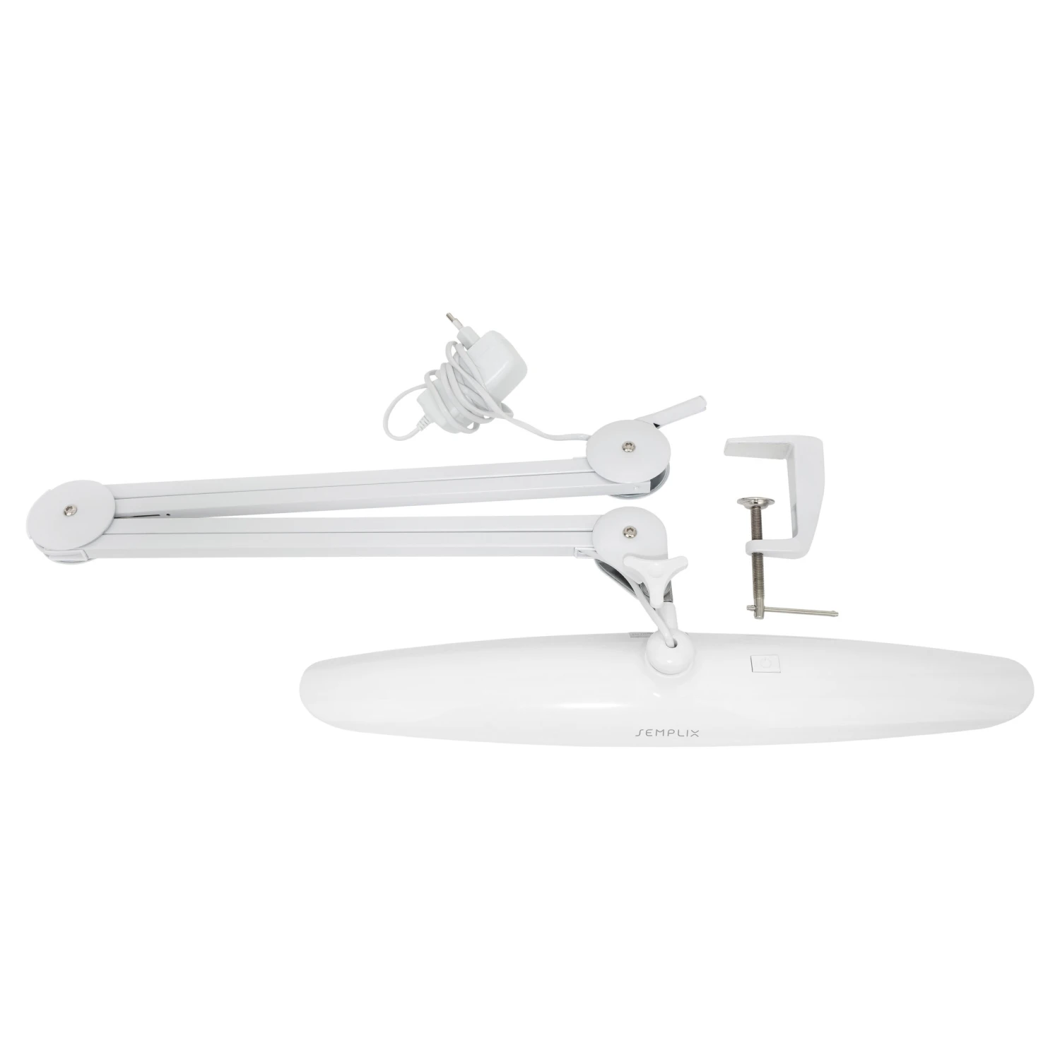 Semplix LED Arbeitslampe Tischlampe Weiß (182 LED/ 3 Farben/ Dimmbar/ Tischklemme) 7 Semplix LED Arbeitslampe Tischlampe Weiß (182 LED/ 3 Farben/ Dimmbar/ Tischklemme) – Bild 7