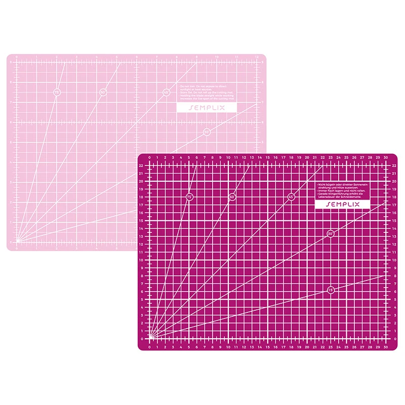 Semplix Schneidematten-Set A4 Pink/beere Lineal/ Rollschneider 20 Mm 4 Semplix Schneidematten-Set A4 Pink/beere Lineal/ Rollschneider 20 Mm – Bild 4