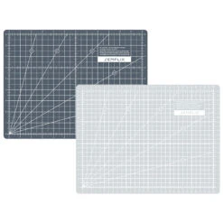 Semplix Schneidematten-Set A4 Grau/gelb Lineal/ Rollschneider 20 Mm -NähKunst Angebote Store 10022396 grau dunkelgrau 30 22 01