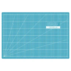 Semplix Schneidematten-Set A3 Türkis/pertol/ Lineal/ Rollschneider 28 Mm -NähKunst Angebote Store 10022398 tuerkis petrol 021