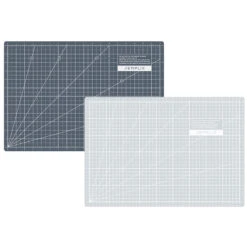 Semplix Schneidematten-Set A3 Grau/pink (Matte 45 X 30 Cm) -NähKunst Angebote Store 10022401 grau dunkelgrau 45 30 011