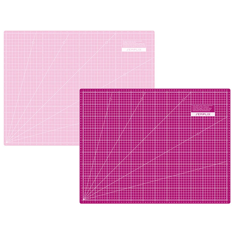 Semplix Schneidematten-Set Pink/beere A2 (Matte 60 X 45 Cm) 4 Semplix Schneidematten-Set Pink/beere A2 (Matte 60 X 45 Cm) – Bild 4