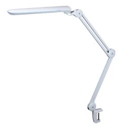 Semplix LED Arbeitslampe Tischlampe Weiß (60 PCS LED/ Dimmbar/ Tischklemme)