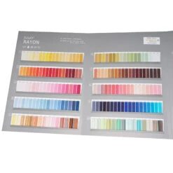 NähKunst Angebote Store 5 Sulky RAYON Farbkarte - Mit Echtem Garn Gewickelt