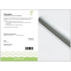 Semplix Filmoplast® (33 Cm X 5 M/ Selbstkleb. Stickvlies Zum Wegreißen/ Schwarz)