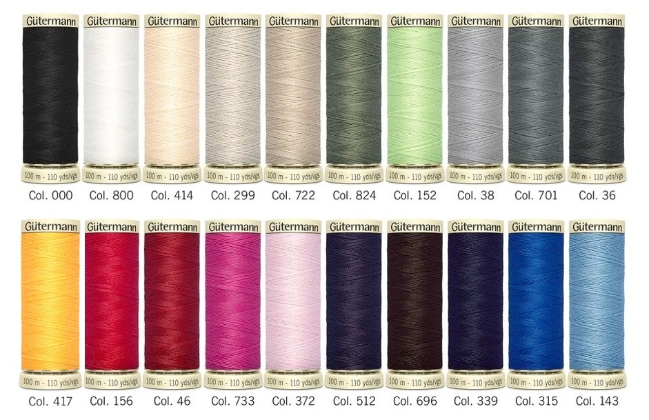 Gütermann Allesnäher Basic Nähfaden-Set-1 (20 Farben/ 100 M) 1 Gütermann Allesnäher Basic Nähfaden-Set-1 (20 Farben/ 100 M)