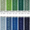 Gütermann Rayon 40 Stickfaden-Set-3 (10 X 200 M/ Grün/ Blau)