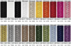 Gütermann Rayon 40 Stickfaden-Set-1 (16 X 200 M/ 2 X Metallic/ 2 X Bobbin)