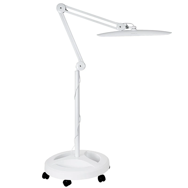 Semplix Lampenfuß-Standfuß Mit 6 Rollen (weiß/ Rund/ Massiv/ Schwer) 1 Semplix Lampenfuß-Standfuß Mit 6 Rollen (weiß/ Rund/ Massiv/ Schwer)