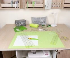 Semplix Schneidematten-Set A1 Grau/grün (Matte 90 X 60 Cm) -NähKunst Angebote Store 10023461 90x60 hellgruen gruen 1