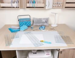 Semplix Schneidematten-Set A1 Grau/grün (Matte 90 X 60 Cm) -NähKunst Angebote Store 10023462 90x60 grau tuerkis 1