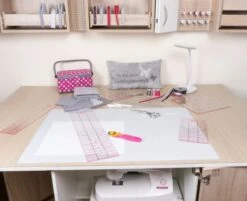 Semplix Schneidematten-Set A1 Grau/grün (Matte 90 X 60 Cm) -NähKunst Angebote Store 10023463 90x60 grau pink 1