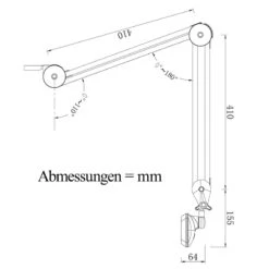 Semplix LED Arbeitslampe Tischlampe Weiß (117PCS LEDs/ Dimmbar/ Tischstandfuß/ Tischklemme) -NähKunst Angebote Store 10023506 semplix led arbeitslampe 02 shop 7