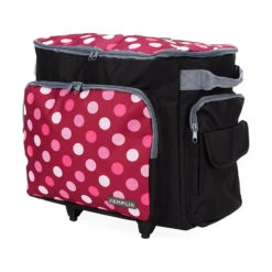 Semplix Nähmaschinentrolley Polka Dots Beere/rosa -NähKunst Angebote Store 10023531 05 shop