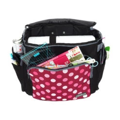 Semplix Nähmaschinentrolley Polka Dots Beere/rosa -NähKunst Angebote Store 10023531 06 shop