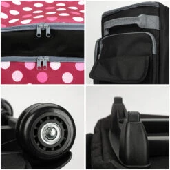 Semplix Nähmaschinentrolley Polka Dots Beere/rosa -NähKunst Angebote Store 10023531 08 square shop