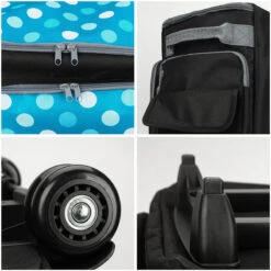 Semplix Nähmaschinentrolley Polka Dots Petrol/türkis 14 Semplix Nähmaschinentrolley Polka Dots Petrol/türkis -NähKunst Angebote Store 10023533 08 square shop