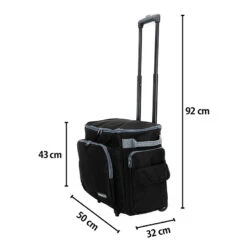 Semplix Nähmaschinentrolley Schwarz