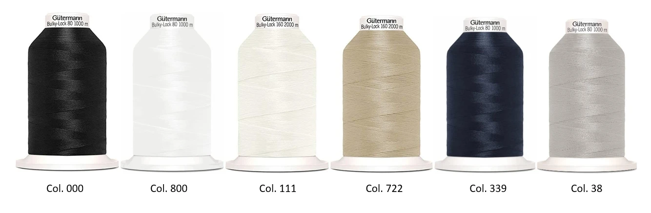 Gütermann Display Bulky-Lock Bauschgarn-1 No.80 (6 Farben/ 30 X 1000 M) 1 Gütermann Display Bulky-Lock Bauschgarn-1 No.80 (6 Farben/ 30 X 1000 M)