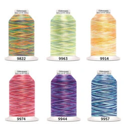Gütermann Display Bulky-Lock No.80 Multicolour-1 (6 Farben/ 30 X 1000 M)