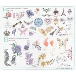 Brother Stickmusterkarte No.12