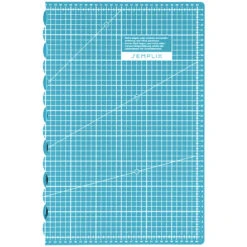 Semplix Faltbare Schneidematte Türkis (60 X 45 Cm/ Unterseite Rutschhemmend) A2
