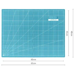 Semplix Faltbare Schneidematte Türkis (60 X 45 Cm/ Unterseite Rutschhemmend) A2 -NähKunst Angebote Store 10023766 11