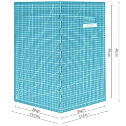 Semplix Faltbare Schneidematte Türkis (60 X 45 Cm/ Unterseite Rutschhemmend) A2 -NähKunst Angebote Store 10023766 12