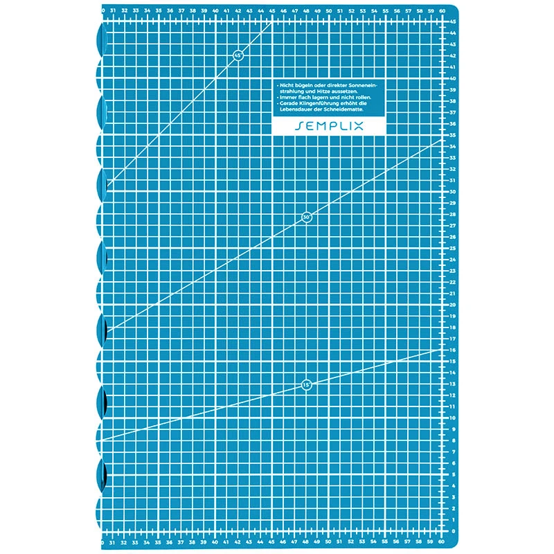 Semplix Faltbare Schneidematte Petrol (60 X 45 Cm/ Unterseite Rutschhemmend) A2 1 Semplix Faltbare Schneidematte Petrol (60 X 45 Cm/ Unterseite Rutschhemmend) A2