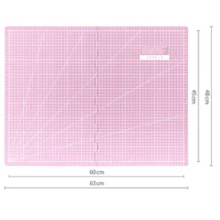 Semplix Faltbare Schneidematte Rosa (60 X 45 Cm/ Unterseite Rutschhemmend) A2 -NähKunst Angebote Store 10023769 11