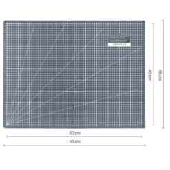 Semplix Faltbare Schneidematte Grau (60 X 45 Cm/ Unterseite Rutschhemmend) A2 -NähKunst Angebote Store 10023771 11