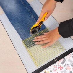Bastelstation Faltbare Schneidematte A3 + Bügelunterlage Hellgrau (Matte 45x30 Cm) -NähKunst Angebote Store 10023772 08