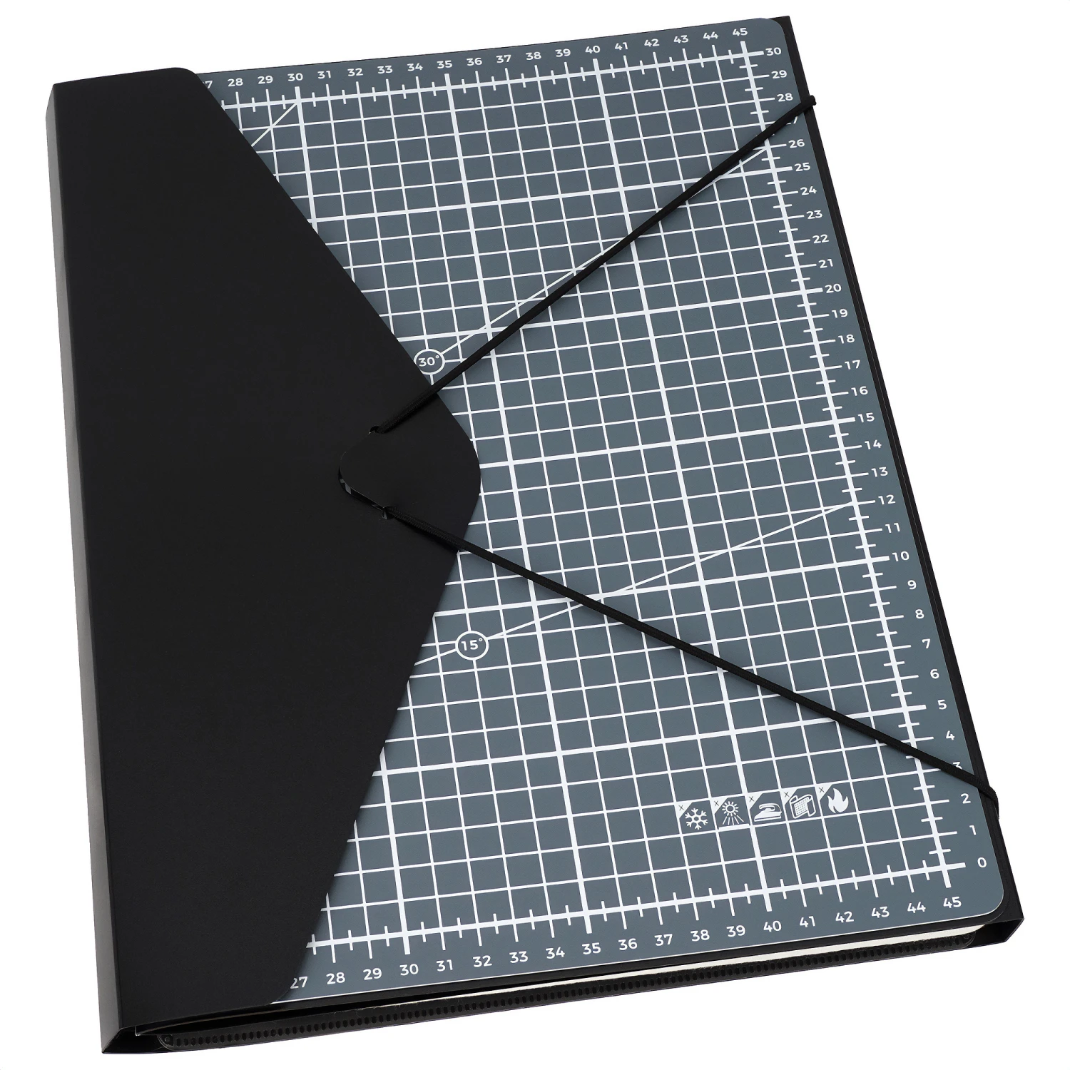 Bastelstation Faltbare Schneidematte A3 + Bügelunterlage grau (Matte 45x30 Cm) 5 Bastelstation Faltbare Schneidematte A3 + Bügelunterlage grau (Matte 45x30 Cm) – Bild 5