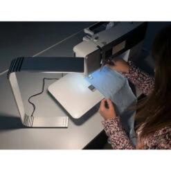 Semplix LED-Tischlampe (36 LEDs/ Silber/ Biegsames Gelenk/ Dimmbar) -NähKunst Angebote Store 10023775 08 shop
