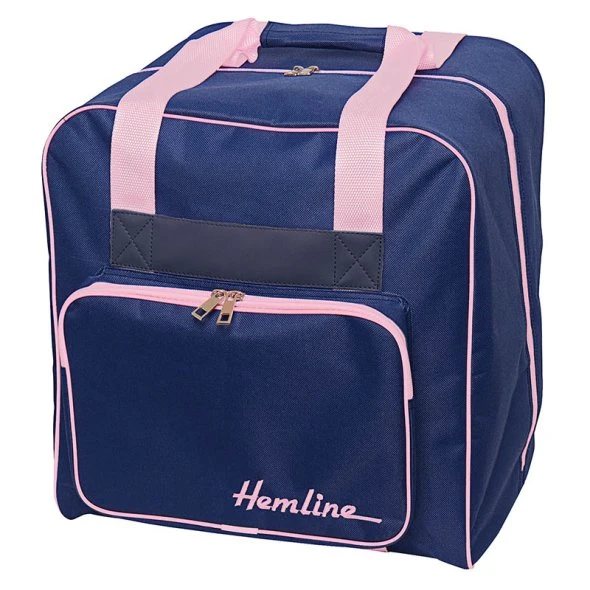 Hemline Overlocktasche (dunkelblau/ Pink) 1 Hemline Overlocktasche (dunkelblau/ Pink)