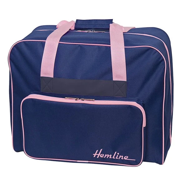 Hemline Nähmaschinentasche (dunkelblau/ Pink) 1 Hemline Nähmaschinentasche (dunkelblau/ Pink)
