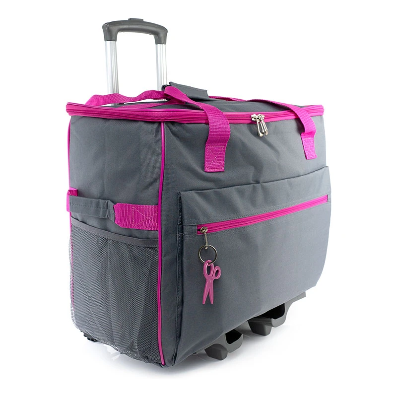 Hemline Nähmaschinen-Trolley M (anthrazit/ Magenta) 3 Hemline Nähmaschinen-Trolley M (anthrazit/ Magenta) – Bild 3