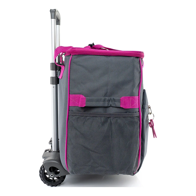 Hemline Nähmaschinen-Trolley M (anthrazit/ Magenta) 5 Hemline Nähmaschinen-Trolley M (anthrazit/ Magenta) – Bild 5