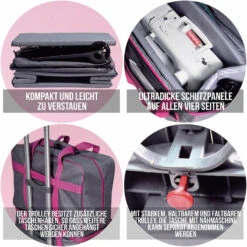 Hemline Nähmaschinen-Trolley M (anthrazit/ Magenta) 12 Hemline Nähmaschinen-Trolley M (anthrazit/ Magenta) -NähKunst Angebote Store 10024304 07 shop