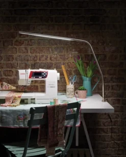 Daylight Slimline3 LED Tischlampe (Stahl/ Gebürstet/ Klemm/ Dimmbar) -NähKunst Angebote Store 10024451 led slimline3 klemme 8