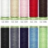 Gütermann Zierstichfaden Nähfaden-Set-1 (10 Farben/ 30 M)