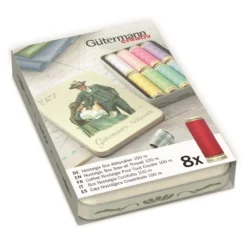 Gütermann Nostalgie-Box Allesnäher-2 (8 Farben/ 100 M) -NähKunst Angebote Store 10024572 nostalgie box 8er schuber 1927 4