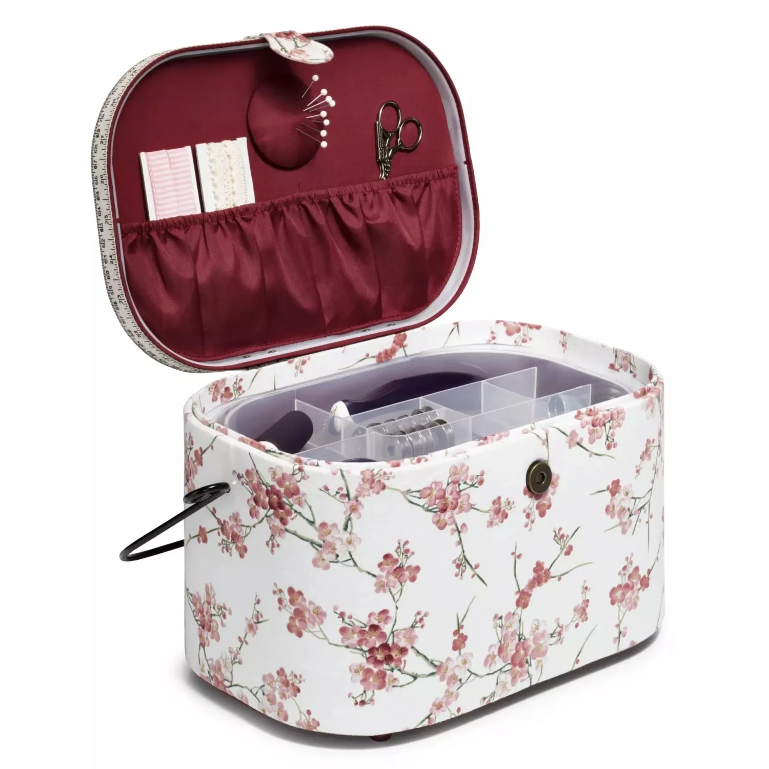 Prym Nähkorb Nostalgia L Oval (300 X 205 X 190 Mm) 1 Prym Nähkorb Nostalgia L Oval (300 X 205 X 190 Mm)